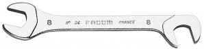 FACOM Maulschlüssel Mikromechanik, Backen 15° und 75° gebogen 17 mm - 34,17