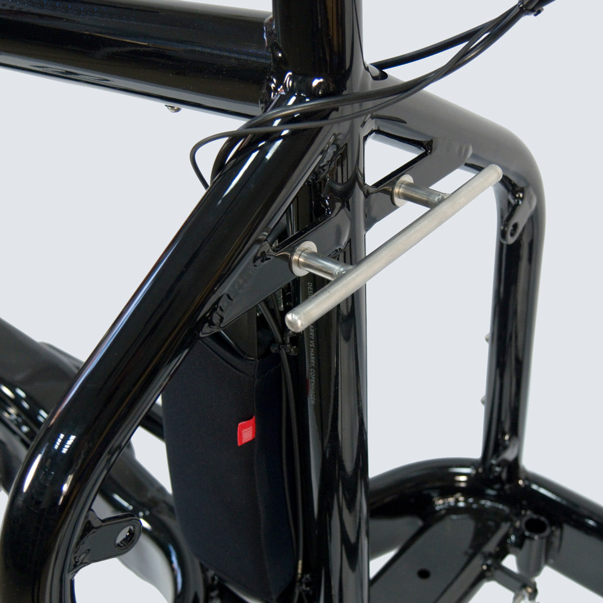 Fahrer Fahrradtaschenhalter Bullitt Bar Silber