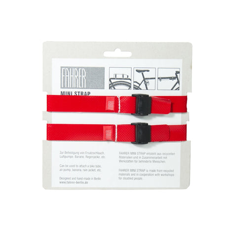 Fahrer Cargo Mini Gurt m 35x2cm rot (2 Stück)