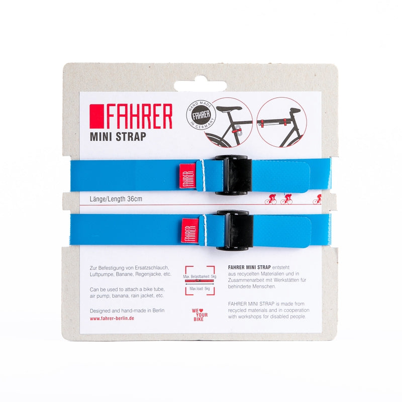 Fahrer Cargo Mini-Gurt m 35x2cm hellblau (2 Stück)
