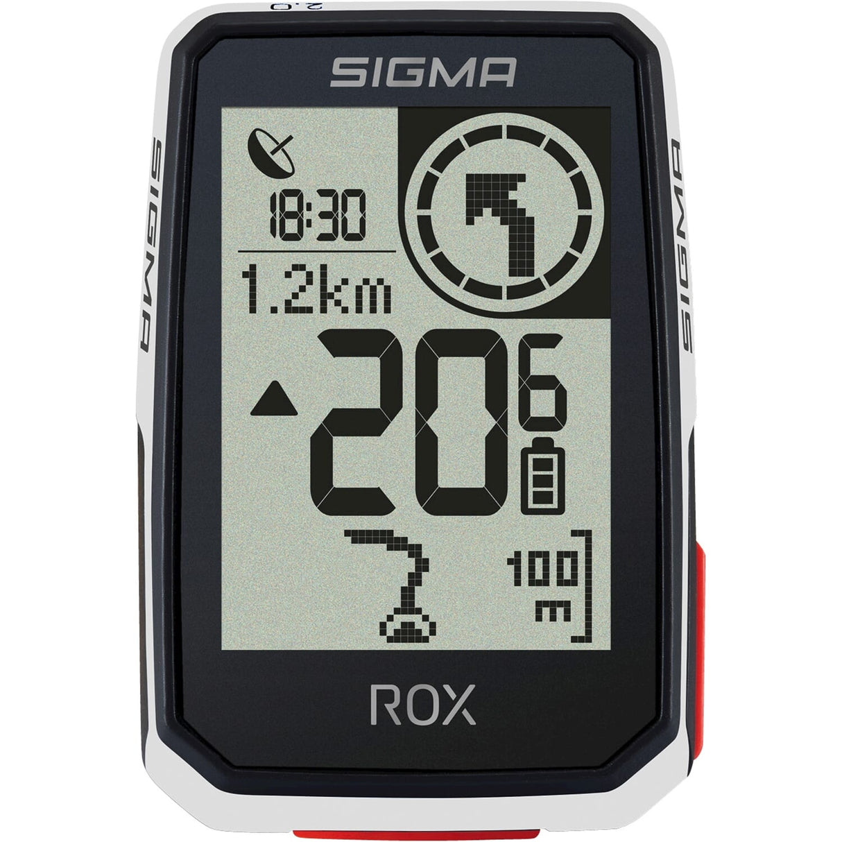 Sigma Sport GPS-Fahrradcomputer Rox 2.0 Endurance weiß