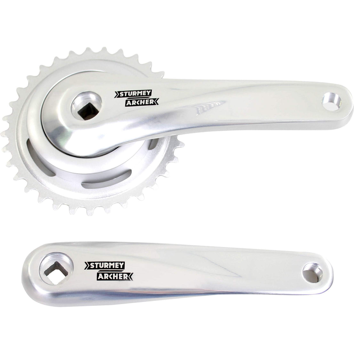 Sunrace Cranket 33T, Kurbellänge 170 mm. Silber, Aluminium, spiellos