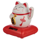 Winkende Katze-Solarzellen-Solarkumpelfigur