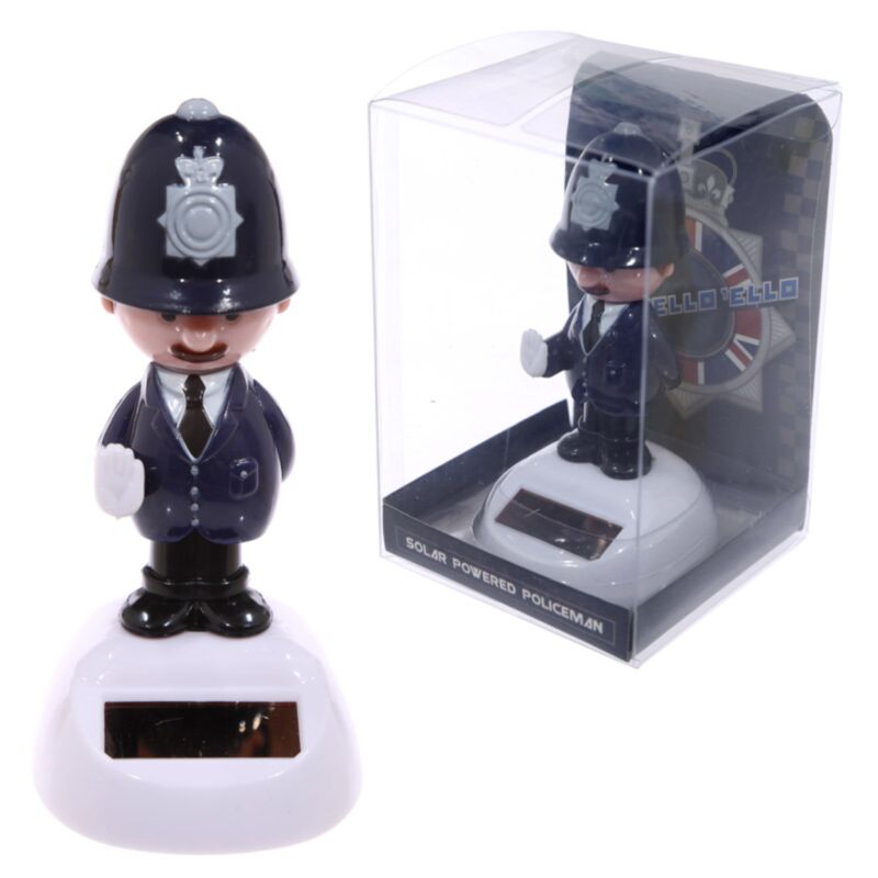 Polizist Solarzelle Solar Kumpel Figur