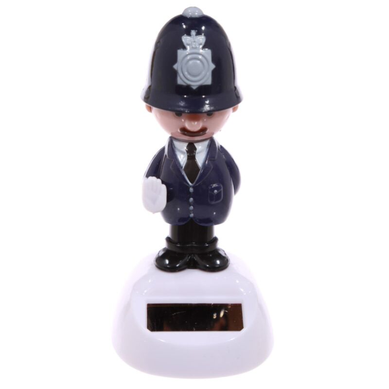 Polizist Solarzelle Solar Kumpel Figur