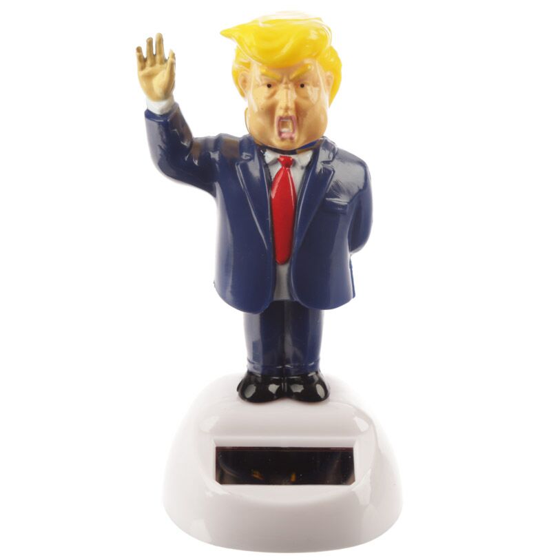 Die Solarzellen-Kumpelfigur des Präsidenten