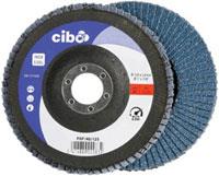 Cibo Fächerschleifscheibe 125mm blau 80 Flachstahl | 10 Stück