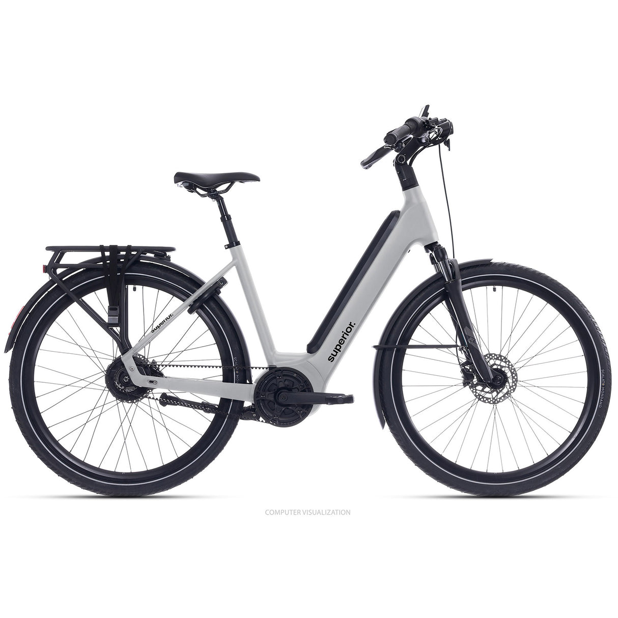 Superior e-tour eway 6,5 mik 700cx46cm glänzend grau