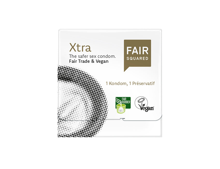 Fair-quadratisches Kondom - extra sicher - 1 Stück
