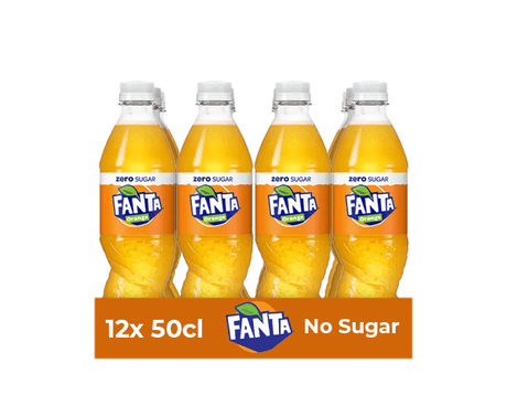 Fanta Orange ohne Zuckerkapsel (12x 50cl)