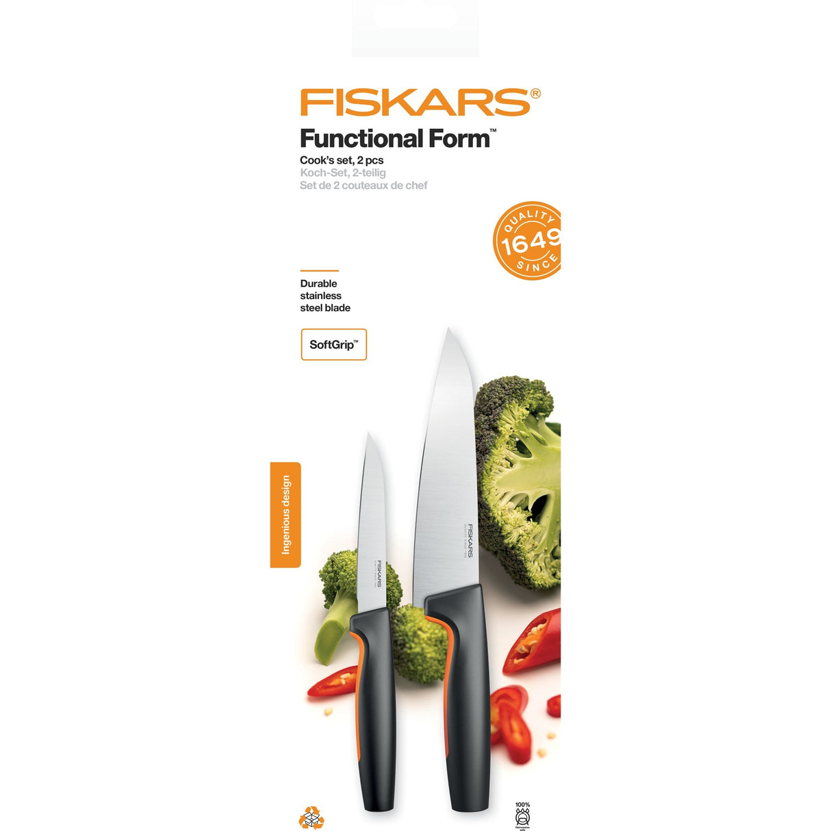 Fiskars funktionelle Form Koksmessen 2-Parts