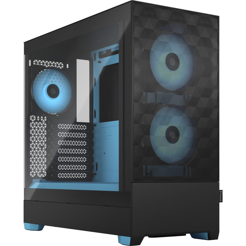Fraktales Design Pop Air RGB Cyan Core TG Clear Tönung