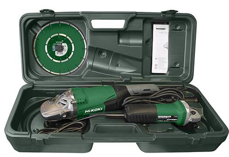 Hikoki Winkelschleifer-Set G23SW2+G13SR4(S)+Diamantklingen