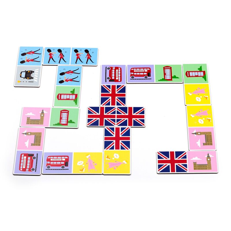 London-Souvenir-Domino-Set für Kinder