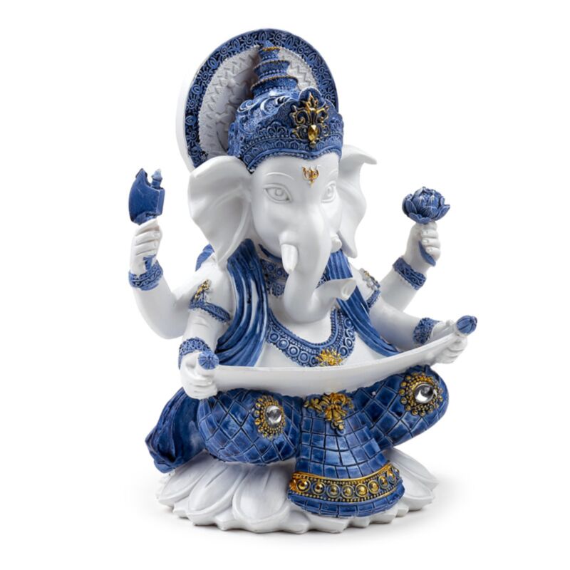 Weiß-blaues Ganesh-Wissen
