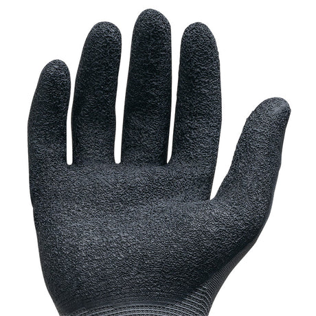 Bernese Work Handsker B-Grip Latex Størrelse 9 Cat.2 Black Gray