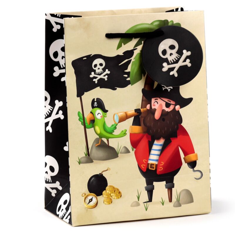 Jolly Rogers Pirates – Geschenktüte mittelgroß