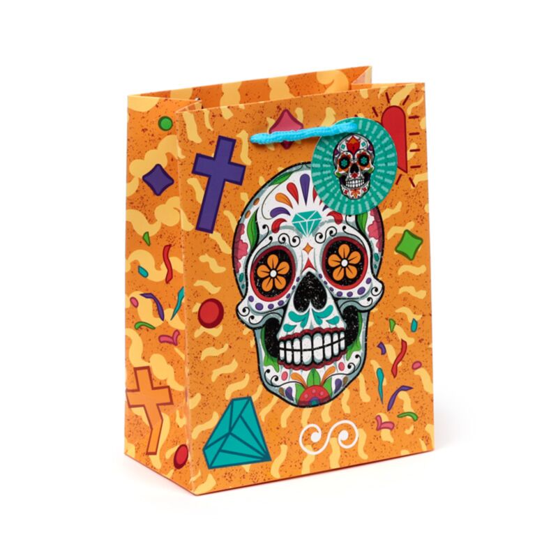 Dia de los muertos Mexikanischer Totenkopf – Geschenktüte mittelgroß