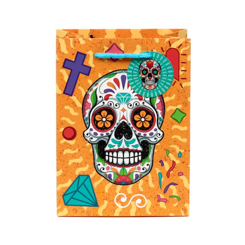Dia de los muertos Mexikanischer Totenkopf – Geschenktüte mittelgroß