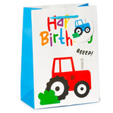 Alles Gute zum Geburtstag, kleine Traktoren – Geschenktüte mittel