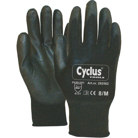 Cycplus-Arbeit Handschuhe pu-flex m (8) schwarz