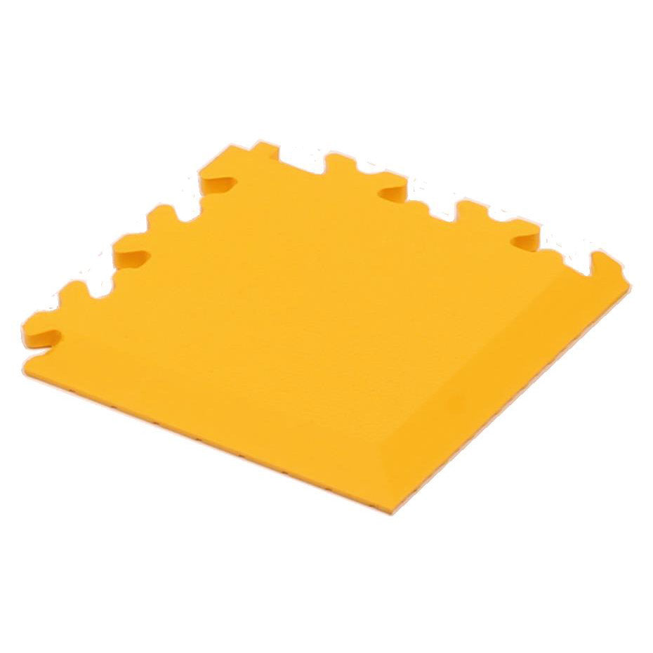 Bodenfliesen -Ecklistenzyklus 13.5x13.5 PVC Gelb