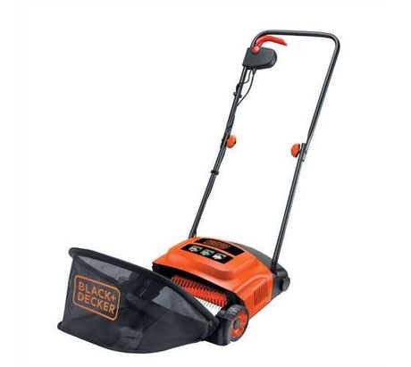 Black+Decker 600 W 30 cm Vertikutierer mit zentraler Höhenverstellung – GD300-QS