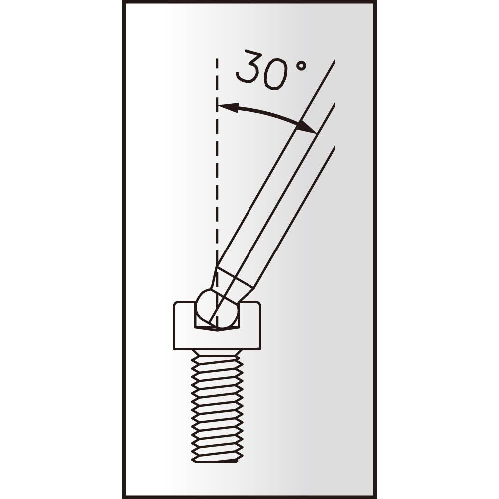 Llave de doble cabeza ICETOOLZ 7M25 - 2.5 mm Allen Keys