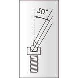 Llave de doble cabeza ICETOOLZ 7M25 - 2.5 mm Allen Keys