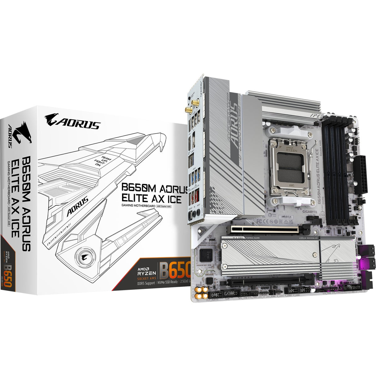 Gigabyte B650m A Elite Axteis