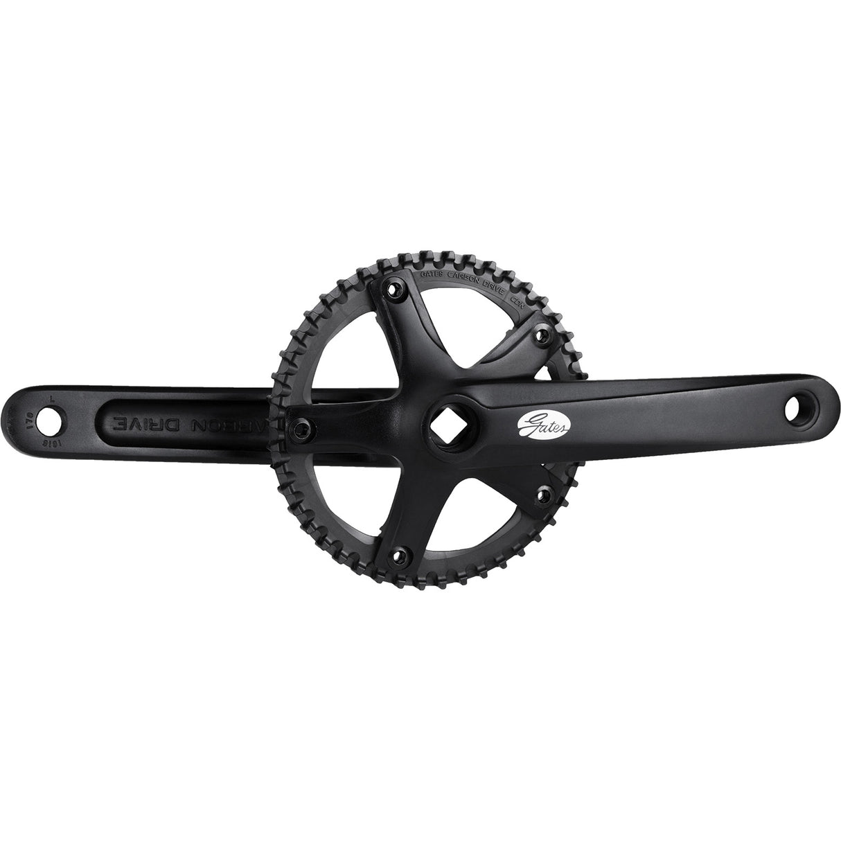 Gates Kurbelgarnitur CDN S150 46T 175mm ohne Schutzkante schwarz.