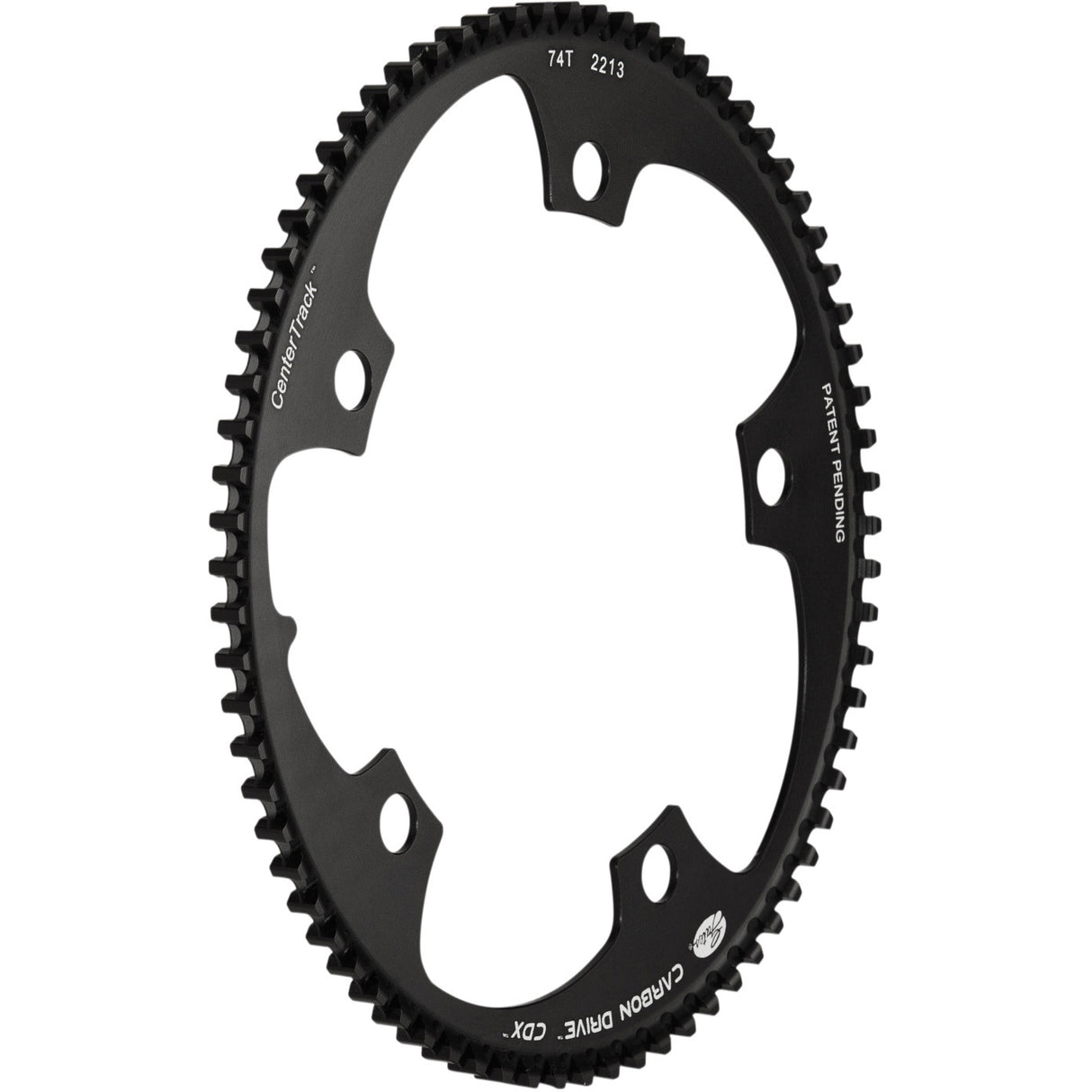 Das vordere Kettenrad steuert das CDX-Tandem mit Carbonantrieb