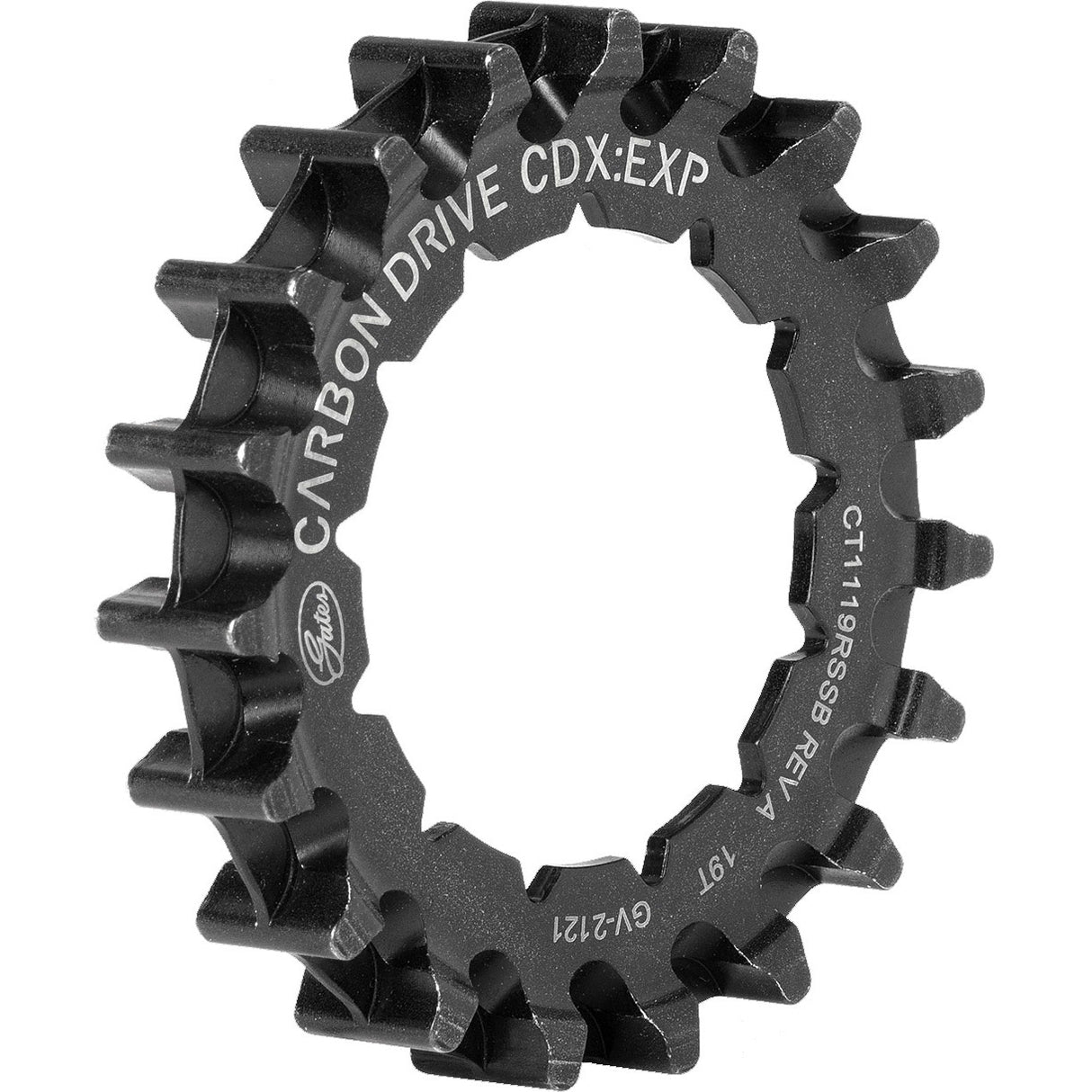 Gates Kettenrad CDX 22t Rohloff Splined Schwarz