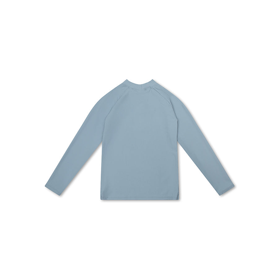 Reine Töne | Grünes UV-Badeshirt mit langen Ärmeln