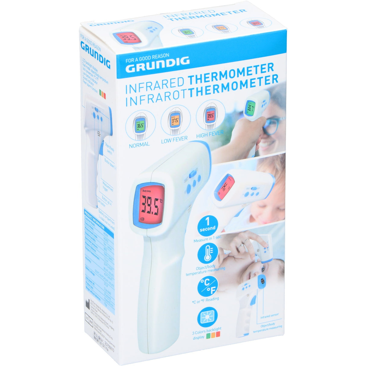 Grundig Infrared Féiwer Thermometer