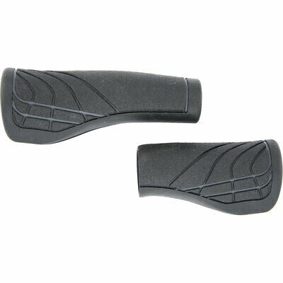 Herrmans Linie DD36 - Ergonomisch einstellbarer Fahrradgriff schwarz grau 124 90 mm