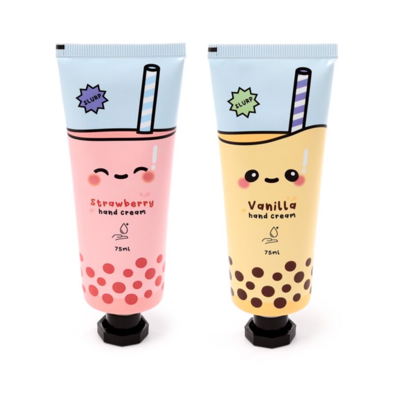 Foodiemals Bubble Tea feuchtigkeitsspendende Handcreme 75 ml