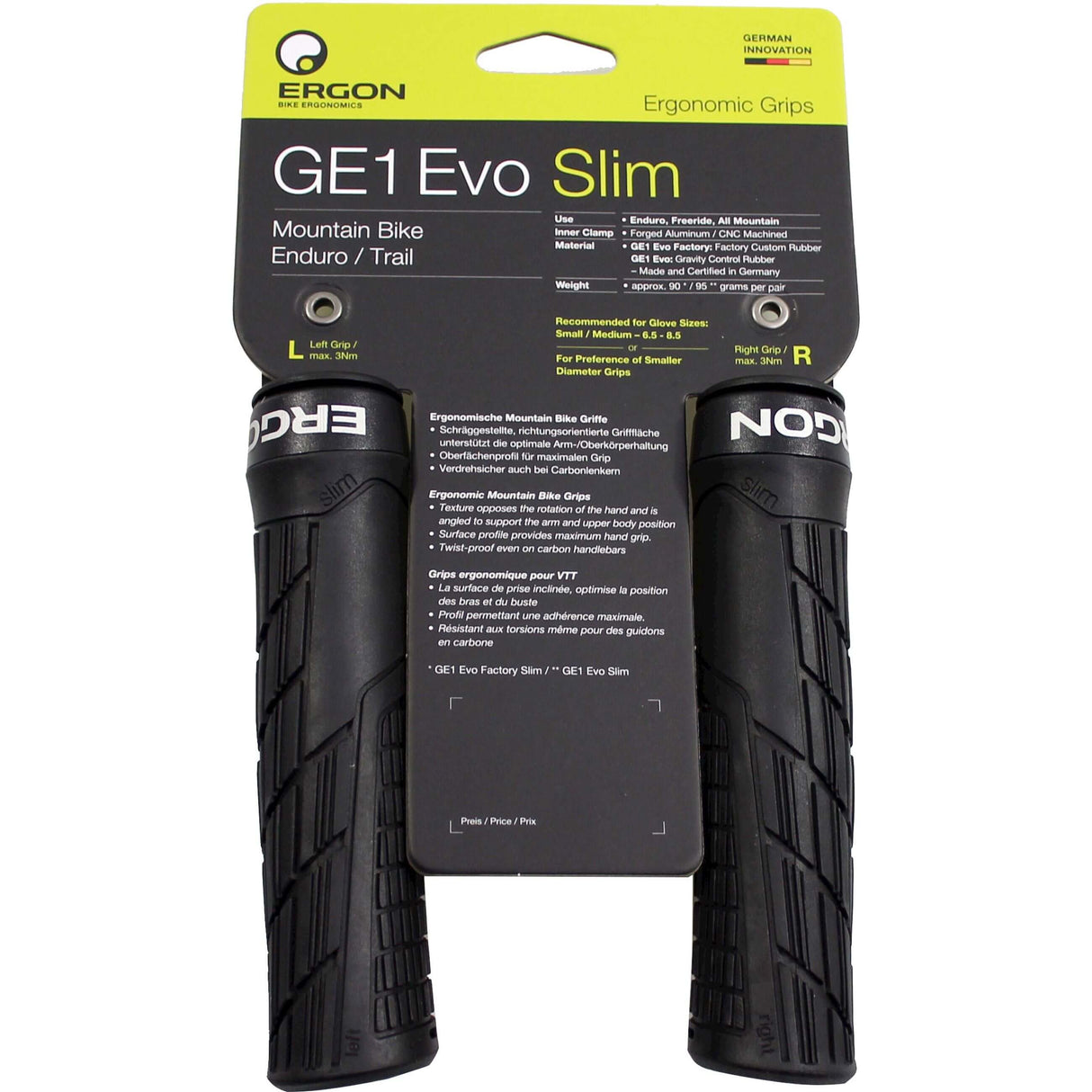 Ergon behandelt Ge1 Evo Slim Black