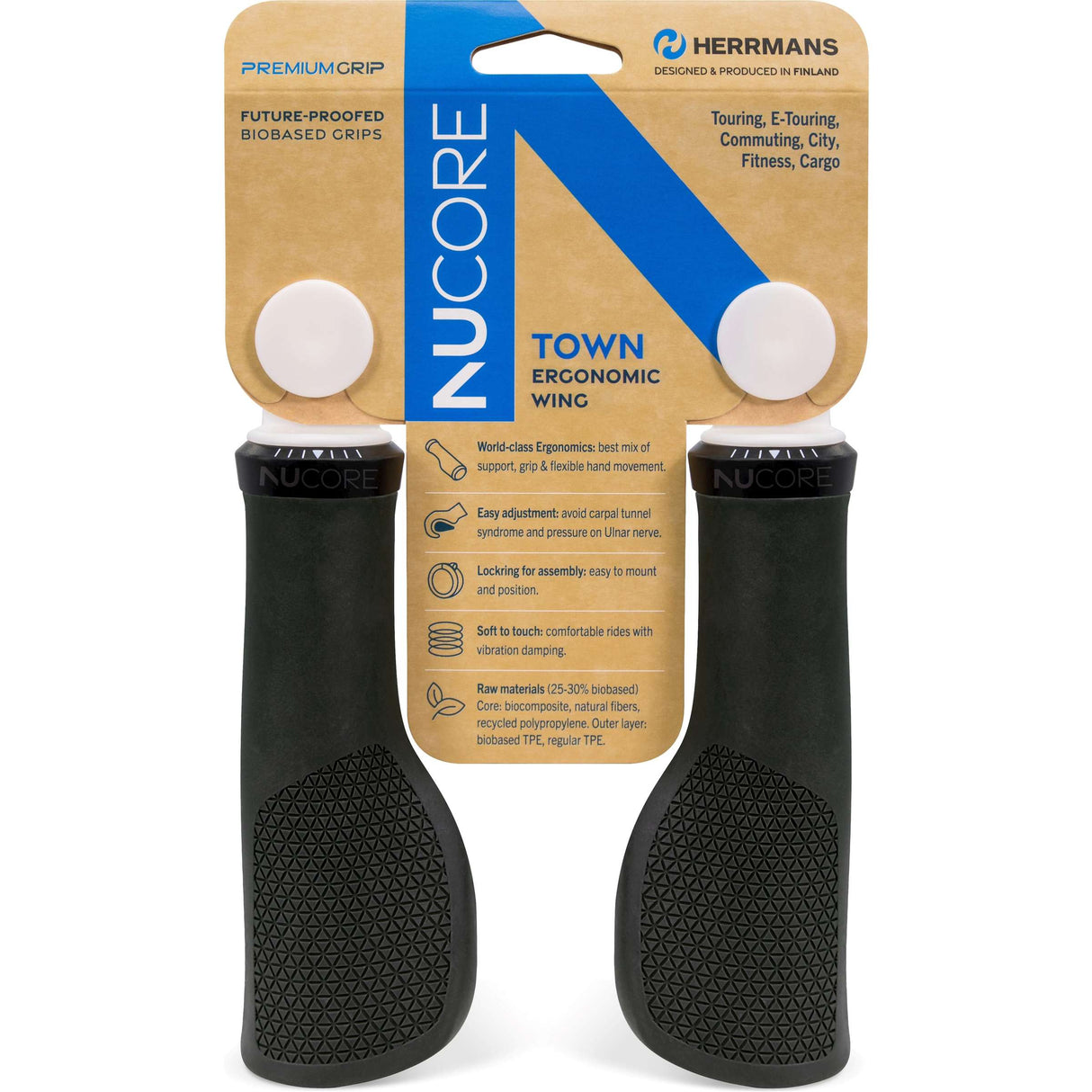 Herrmans Griffset Nucore Town Peak 130 130 mm schwarz