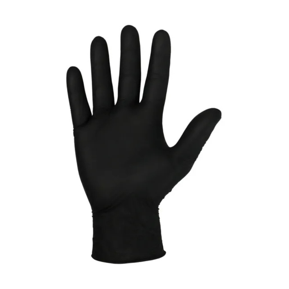 Bodyguards handschoen nitril zwart ongepoederd l (100 stuks)