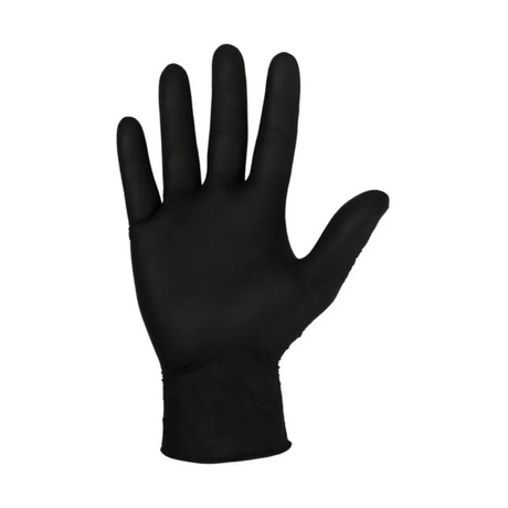 Bodyguards handschoen nitril zwart ongepoederd l (100 stuks)