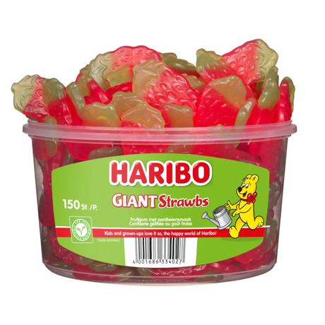 Haribo-Erdbeeren (150 Stück)