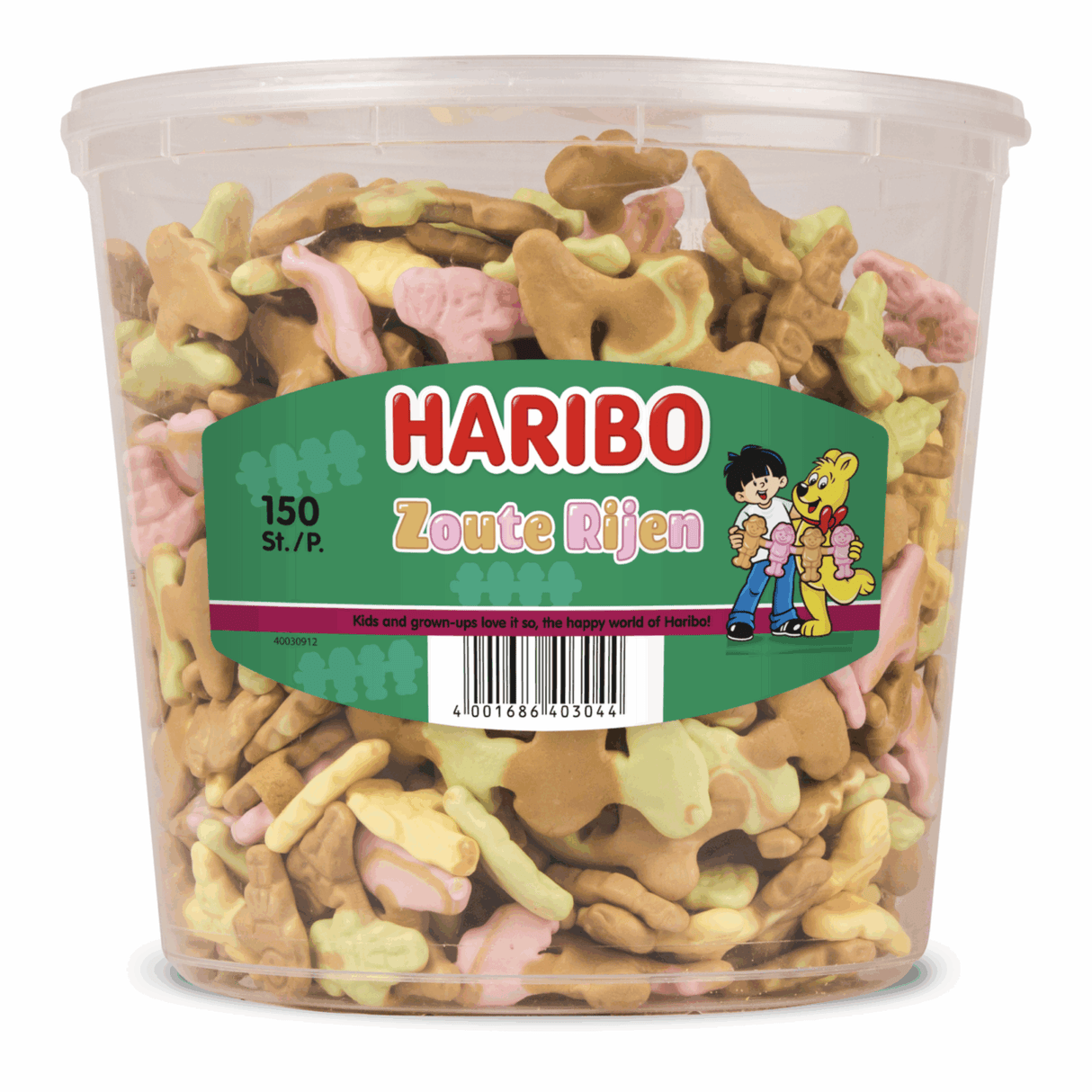 Haribo Salzreihen – Candy Sal Ammoniak mit Fruchtgeschmack – 150 Stück Silo