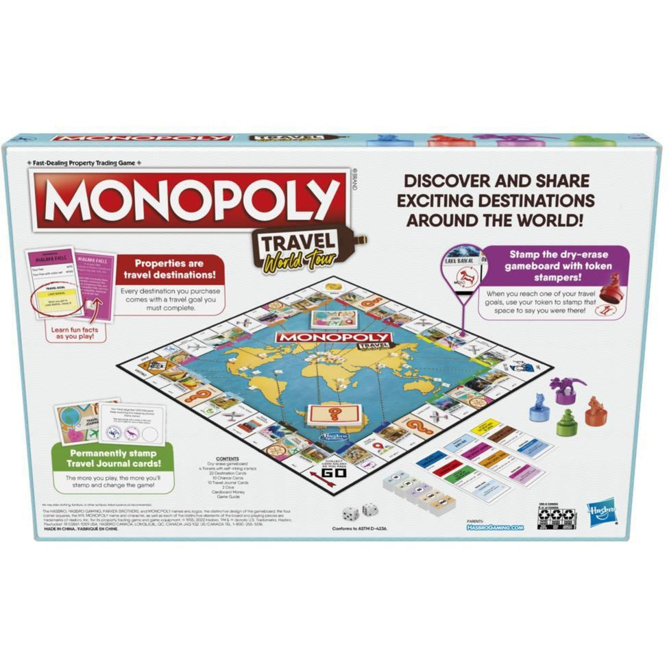 Igra Hasbro Monopoly World Trip Board