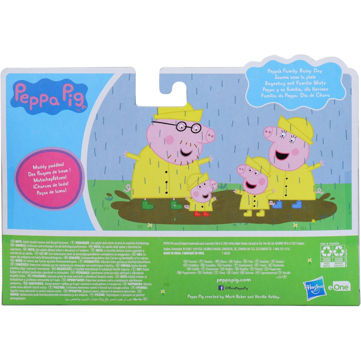 Hasbro Peppas Familie regnerischer Tag