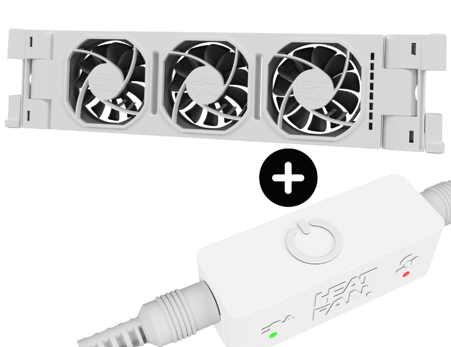 Heatfan 3 – Kühlerlüfter Solo – Weiß + Berührungssensor