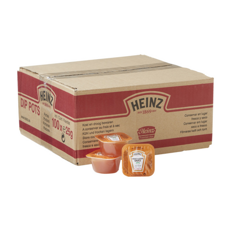 Heinz Süß-Sauer-Sauce-Dip-Töpfe (100x 25gr)