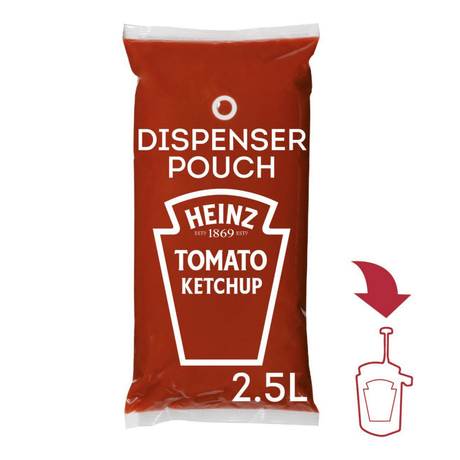 Heinz-Sauce oder Tomatenketchup (3x 2,5 Liter)