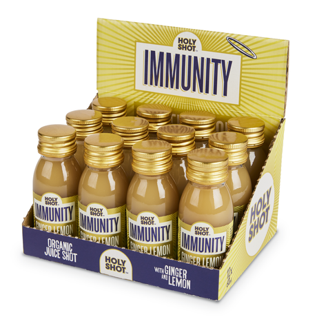 Holyshot Immunität Ingwer-Zitrone Bio-Flasche (12x 60ml)