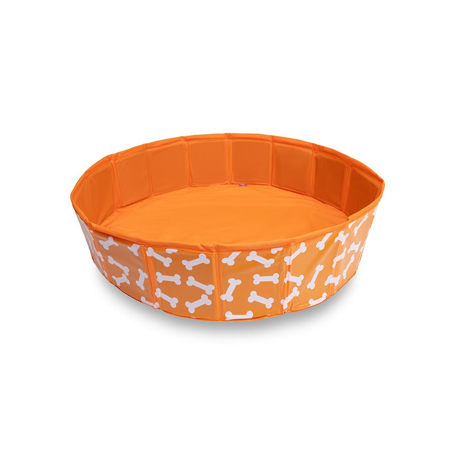 Bonebash | Orangefarbenes Hundebecken ø 80 cm